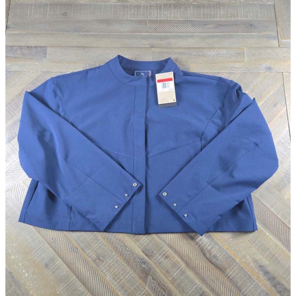 Nike 24.7 PerfectStretch Women's Large Dri-FIT Cropped Jacket IB8986-410 NWT